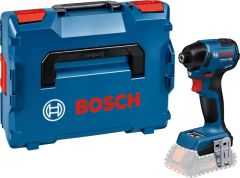 Bosch Bleu 06019L6001 GDR 18V-220 C visseuse à chocs sans fil 18 volts sans batteries et chargeur en L-Boxx