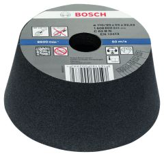 Bosch Bleu Accessoires 1608600241 Bol à poncer, conique - pierre/béton 90 mm, 110 mm, 55 mm, 54