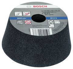 Bosch Bleu Accessoires 1608600240 Bol à poncer, conique - pierre/béton 90 mm, 110 mm, 55 mm, 30