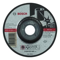 Bosch Bleu Accessoires 2608602488 Meule courbe Expert pour Inox AS 30 S INOX BF, 125 mm, 6.0 mm