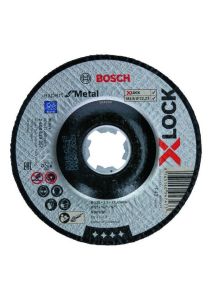 Bosch Bleu Accessoires 2608619257 X-LOCK Disque à tronçonner Expert pour métal 125 mm x 2,5 mm fraisés A 30 S BF