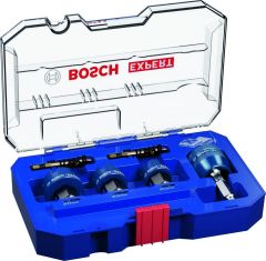 Bosch Bleu Accessoires 2608900502 Jeu de scies à tôle Expert 22/25/32 x 40 mm