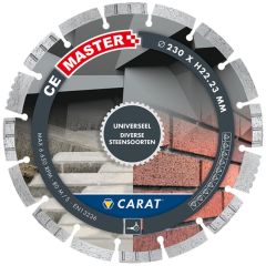 Carat CEM2303A21 scies diamantées [2pcs] - Universal CE Master - 230mm - Ø22,23mm - Promotion avec mallette de transport