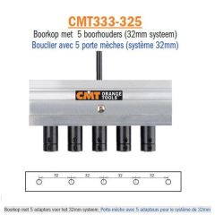 CMT CMT333-325 Universeel potscharnier boorsysteem-boorkop met 5 boorhouders