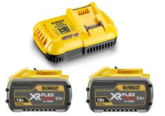 DCB118X2-QW Pack 2 batteries XR FLEXVOLT 54V 9Ah Li-Ion + chargeur rapide