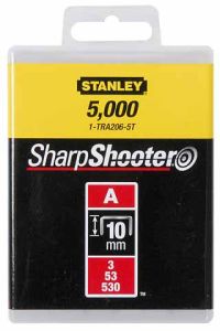 Stanley 1-TRA209T agrafes 14mm Type A - 1000 pièces
