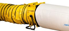 Dryfast DFV4500HPLSAU Ventilateur axial avec 2 adaptateurs, 1 sac à poussière et 1 tuyau d'air 10 mètres