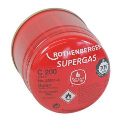 Rothenberger 035901-A Cartouche de gaz C 200 TSS, A, m. Système de sécurité