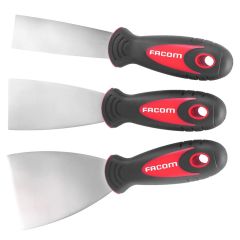 Facom 237.J1 Jeu de 3 spatules flexibles en acier inoxydable