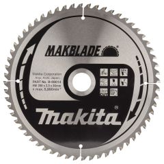 Makita Accessoires B-09014 Lame de scie à bois Makblaee 255x30x2.3 60T 5G