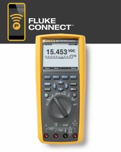 Fluke 3947781 287/EUR Multimètre numérique RMS avec enregistrement des données et Douilleture des tendances