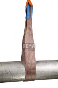 Rema 1211201 Sangle de levage en polyester S1-PE-10M avec boucles renforcées 10,0 mtr 6000 kg
