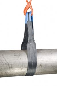 Rema 1211133 Sangle de levage en polyester S1-PE-6M avec boucles renforcées 6,0 mtr 4000 kg
