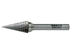 Bahco M1227M08X Fraises en carbure de tungstène avec tête conique et nez pointu