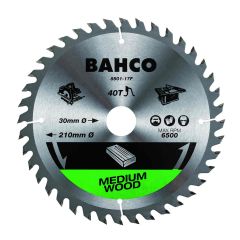 Bahco 8501-4XF Lames de scies circulaires à bois pour scies portatives et scies à table