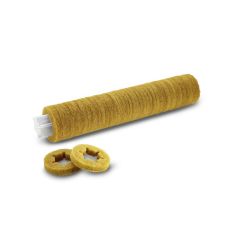 Kärcher Professional 6.369-053.0 Pad rouleau sur gaine, souple, jaune, 350 mm
