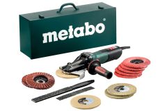 Metabo 613080500 WEVF 10-125 Quick Inox Set Meuleuse cylindrique 125 mm