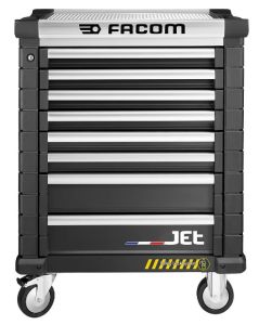 Facom JET.8NM3AS Jet tool trolley 8 tiroirs m3 safety lock noir