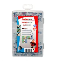 Fischer 548859 Profi-Box DuoBlade pour plaques de plâtre avec vis et crochets