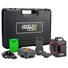 Levelfix 556150 CCL260G Laser à croix laser 360° vert