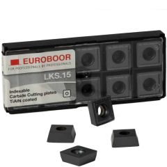 Euroboor LKS.15 Plaques de coupe en carbure de tungstène pour la fraise à chanfreiner B60(S) 10 pièces