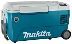 Makita CW002GZ 18V/40V230V Boîte de congélation/refroidissement avec fonction de chauffage 50L sans batteries et chargeur