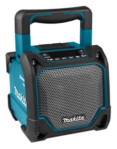 Makita DMR202 Enceinte de bâtiment Bluetooth avec lecteur multimédia, hors batteries et chargeur