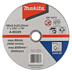 Makita Accessoires A-85329 Disque à tronçonner Métal 180 x 22,2 mm 1 pièce
