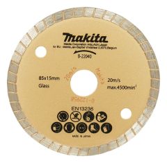 Makita Accessoires B-22040 Lame de scie diamantée 85 mm Uni pour utilisation à sec