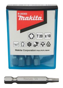 Makita Accessoires B-26303 Embout de vis T20 x 50 mm Par 10 pièces