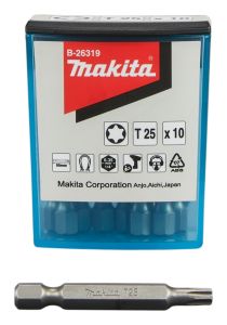 Makita Accessoires B-26319 Embout de vis T25 x 50 mm Par 10 pièces