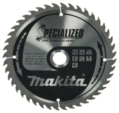 Makita Accessoires B-53229 Lame de scie circulaire pour bois Specialized 165 x 20 x 1,45 44T