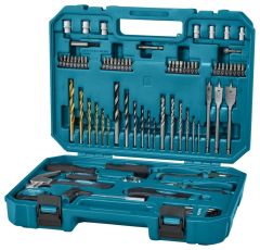 Makita Accessoires E-15104 Set d'outils à main 80 pièces