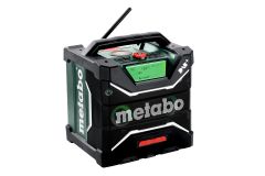 Metabo 600779850 RC 12-18 32W BT DAB+ radio de construction sans fil avec fonction de charge et bluetooth 12-18V excl. batteries et chargeur
