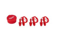 Bouchons d'oreilles TPR avec cordon réutilisable (50 pièces