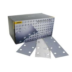 Mirka Accessoires 2975853 Q-Silver papier abrasif 70 x 198 mm velcro P150 100 pièces