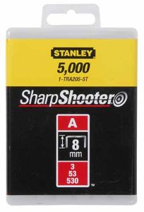 Stanley 1-TRA205T Agrafes 8mm Type A - 1000 pièces