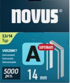 Novus 042-0764 Agrafe à fil fin A 53/14 mm Superhard (5000 pièces)