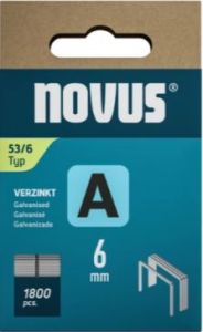 Novus 042-0773 Agrafe à fil fin A 53/6 mm (1800 pièces)