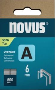 Novus 042-0776 Agrafe à fil fin A 53/6 mm (800 pièces)