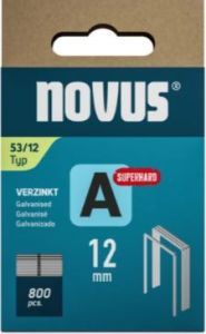 Novus 042-0780 Agrafe à fil fin A 53/12 mm Superhard (800 pièces)