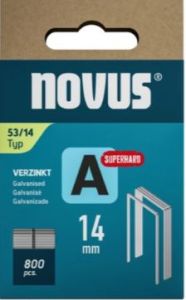 Novus 042-0781 Agrafe à fil fin A 53/14 mm Superhard (800 pièces)