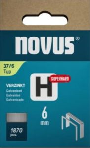 Novus 042-0784 Agrafe à fil fin H 37/6mm Superhard (1.870 pièces)