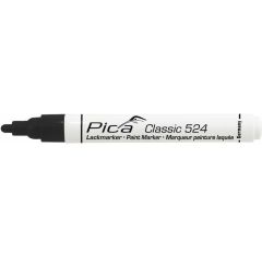 Pica PI52446 524/46 Marqueur peinture 2-4mm pointe ronde noir, 10pcs
