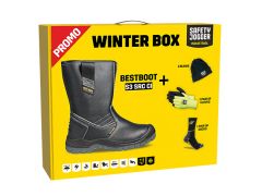 Safety Jogger PROMOBESTB Winterbox Bestboot chaussures de sécurité, bonnet, gants et chaussettes
