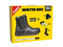 Safety Jogger PROMONORDI Boîte d'hiver Chaussures de sécurité Nordi, bonnet, gants et chaussettes
