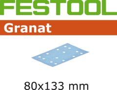 Festool Accessoires TNRTS400GR01 Granat RTS P80 + P120 + P180 + P240 SET abrasif RTS 400