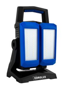 Eurolux 55.102.50 Lampe à accu-building Twin-Spot 4500