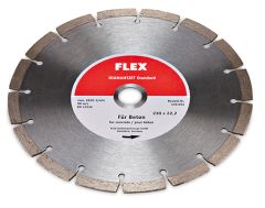 Flex-tools Accessoires 349054 Lame de scie diamantée 230 x 22,2 mm standard Béton