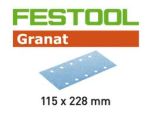 Festool Accessoires 498953 Schuurstroken Granat STF 115x228/10 P320 GR/100 - 1